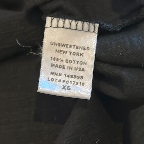 Unsweetened Women’s Black Hamptons Long Island Tank Top - Size XS - Picture 6 of 7